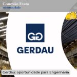 Gerdau: oportunidade para Engenharia