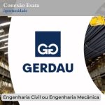 Gerdau: oportunidade para Engenharia Civil ou Engenharia Mecânica