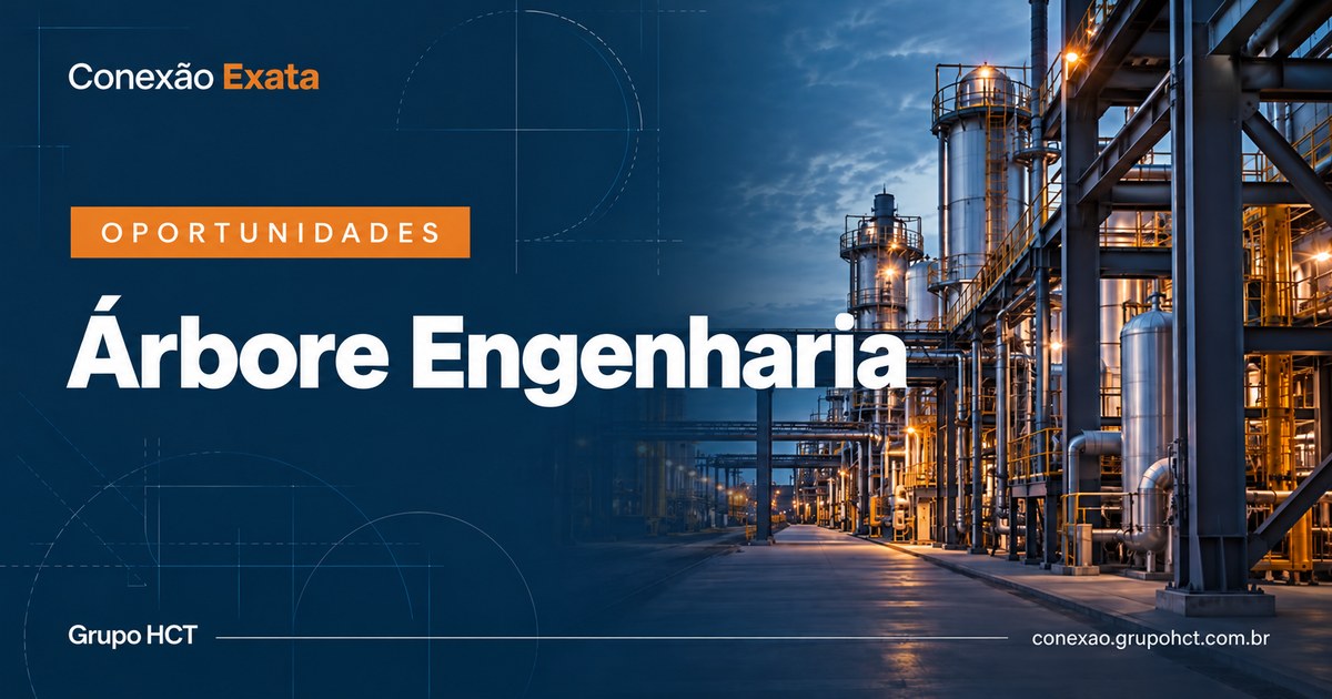 Capa de oportunidade da Árbore Engenharia no padrão Conexão Exata