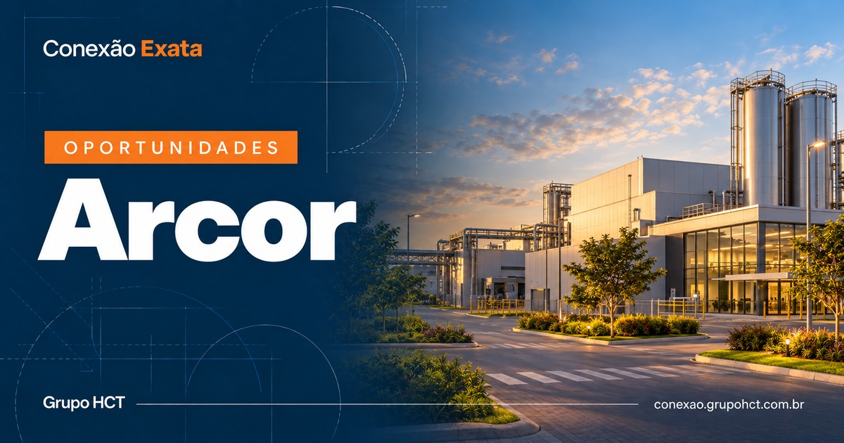 Oportunidade de estágio em Engenharia de Processos na Arcor