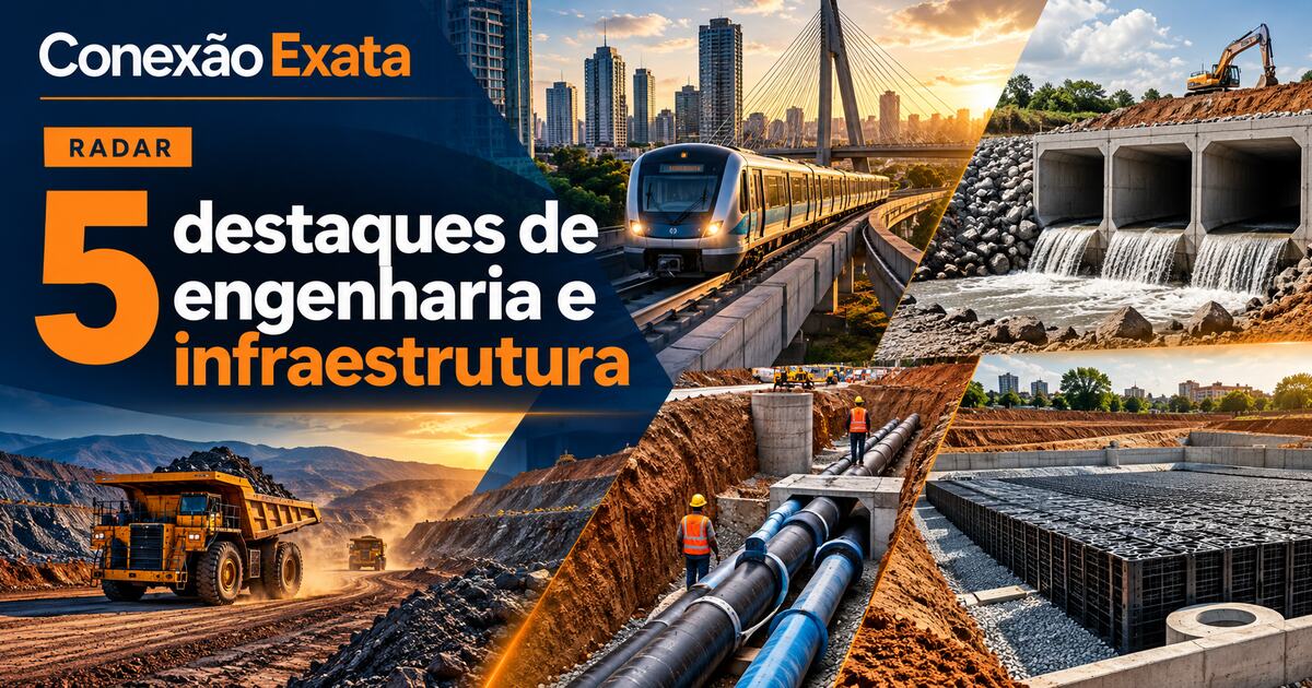 Radar de engenharia e infraestrutura de 23 de outubro de 2026