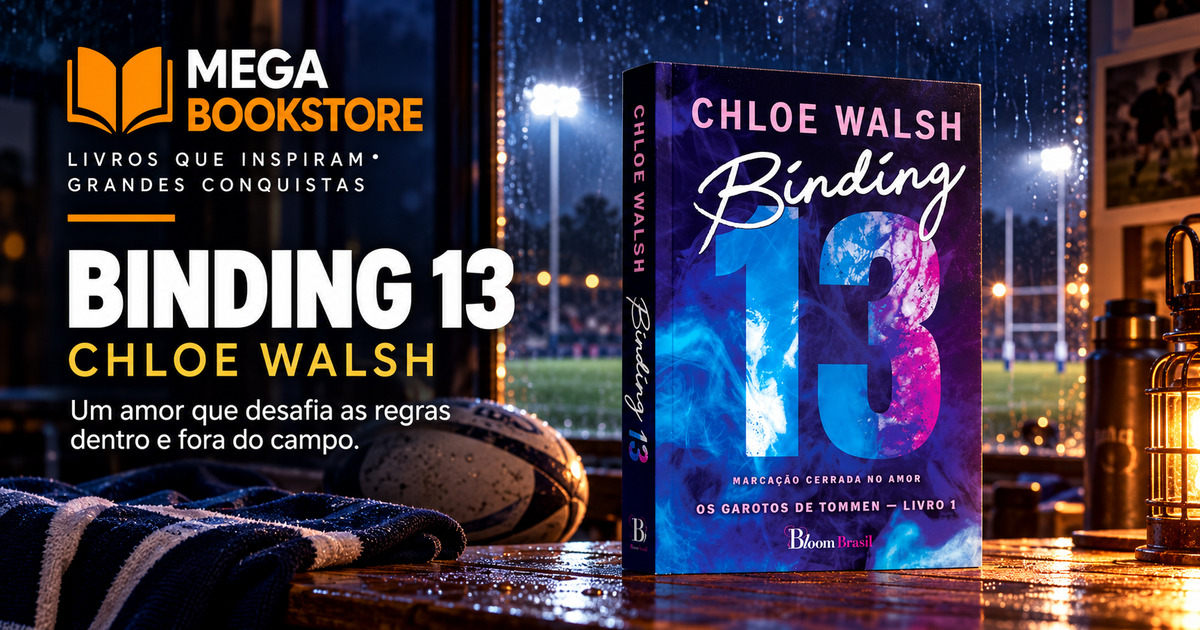 Imagem horizontal de Binding 13, de Chloe Walsh, arte da Mega Bookstore