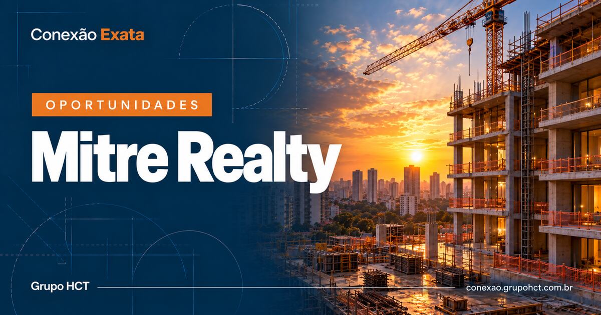 Vaga de Engenheiro de Obra II na Mitre Realty