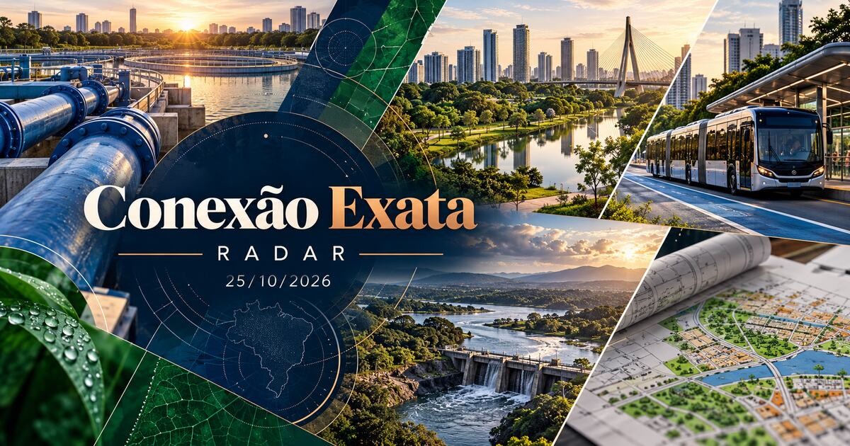 Radar de engenharia e infraestrutura de 25 de outubro de 2026
