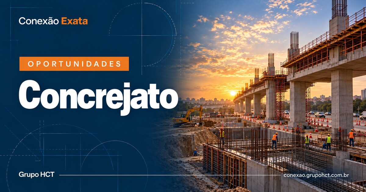 Vaga de estágio em Engenharia Civil na Concrejato em Serra