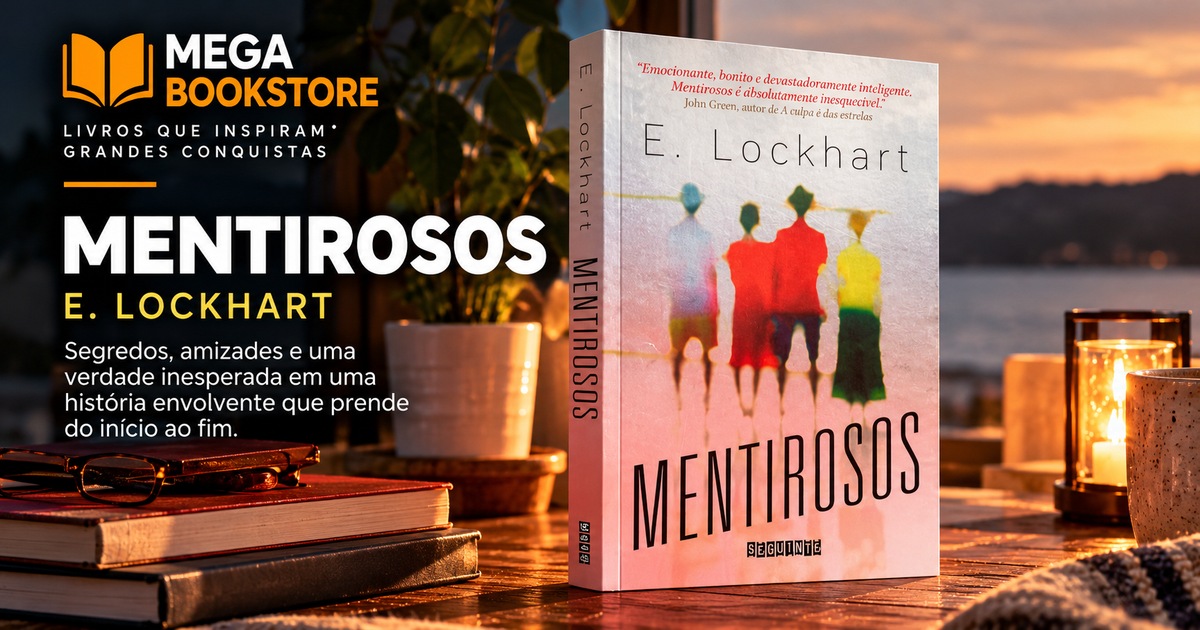 Mega Bookstore — Mentirosos, E. Lockhart, imagem de capa horizontal