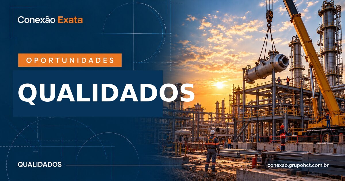 Oportunidade de engenheira de construção e montagem na Qualidados