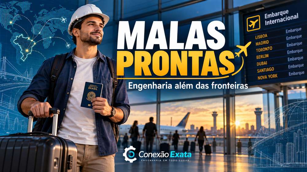 Capa da coluna Malas Prontas, engenharia além das fronteiras