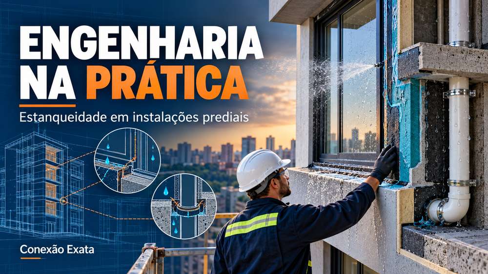 Ensaio de estanqueidade em instalações prediais