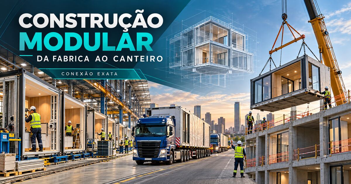 Construção modular fora do canteiro, da fábrica à montagem