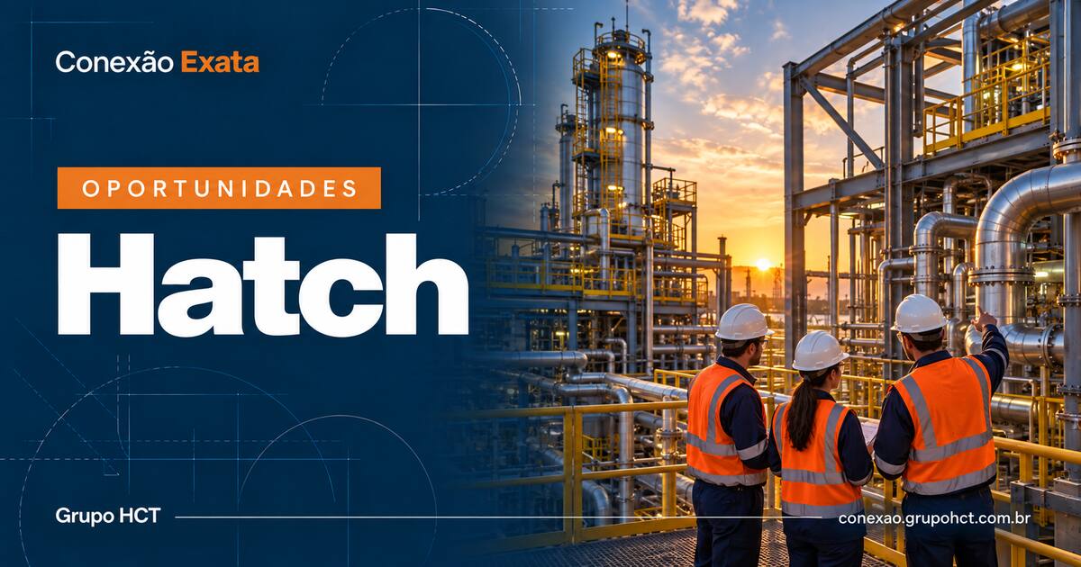 Hatch: vaga de Piping Engineer em Belo Horizonte
