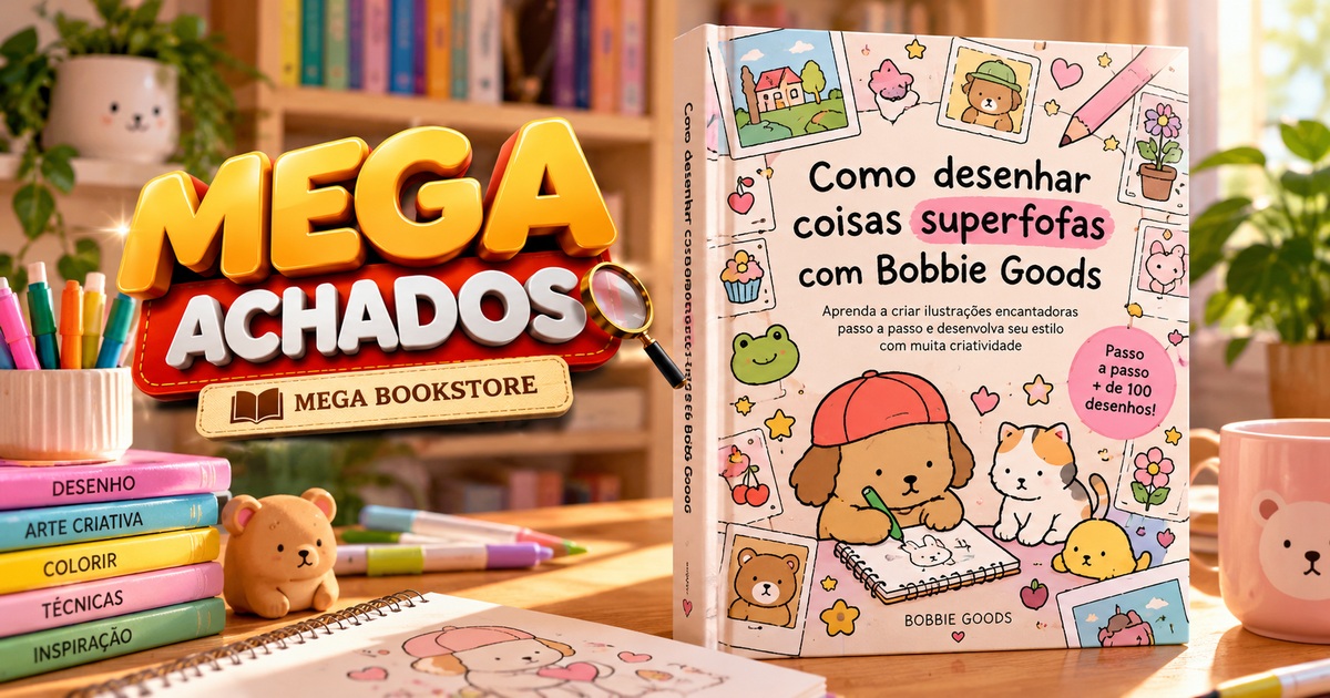 Mega Achados Mega Bookstore — Como desenhar coisas superfofas com Bobbie Goods