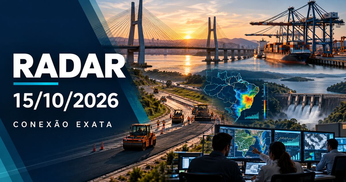 Radar de engenharia e infraestrutura de 15 de outubro de 2026