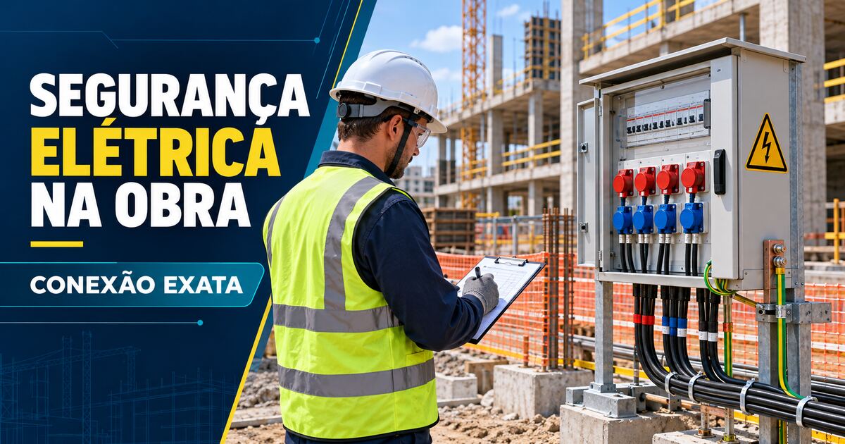 Segurança em instalações elétricas temporárias de obra