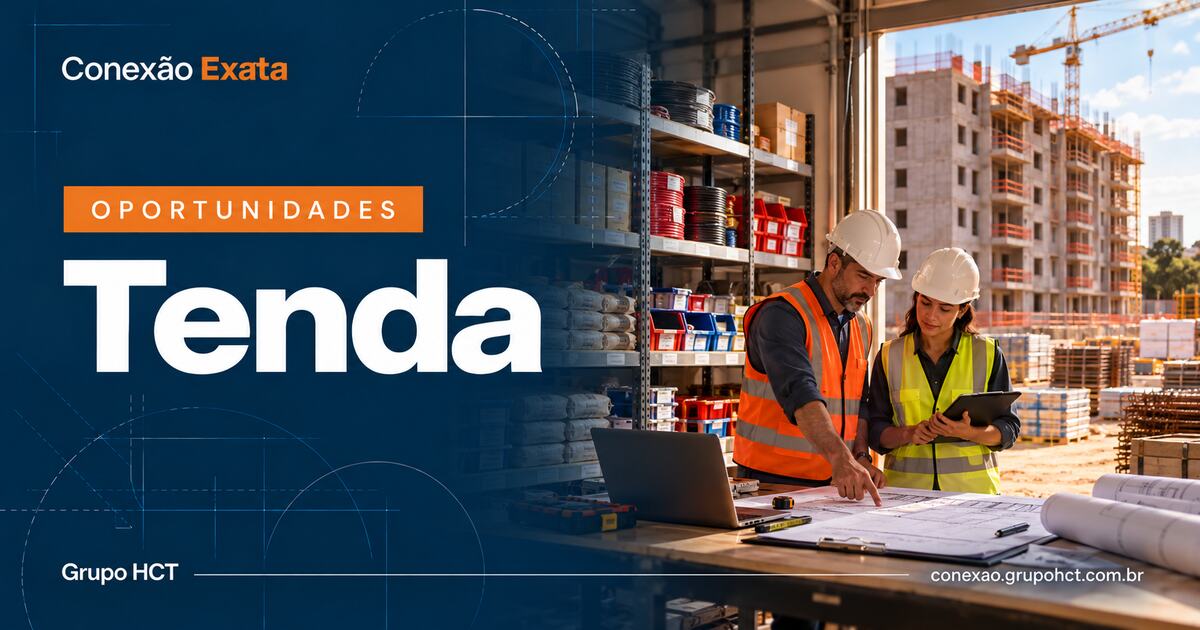 Vaga Tenda para analista de planejamento e programação de materiais júnior