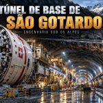 Túnel de Base de São Gotardo: como a engenharia atravessou os Alpes