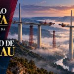 Viaduto de Millau: montagem de um grande vão em terreno profundo